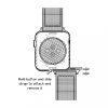 XPRO Apple Watch szőtt műanyag szíj Zöld 42mm/44mm/45mm/49mm 
