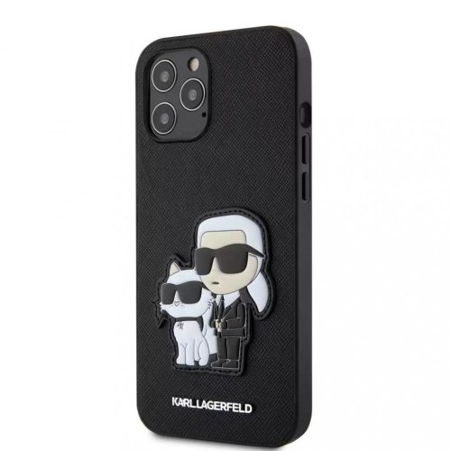Karl Lagerfeld tok fekete KLHCP12LSANKCPK Apple Iphone 12 Pro Max készülékhez
