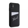 Karl Lagerfeld tok fekete KLHCN61SAPKSK Apple Iphone 11 készülékhez