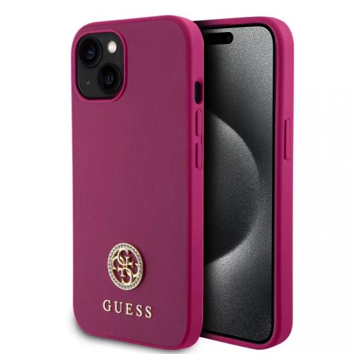 Guess tok Pink Apple Iphone 15 készülékhez GUHCP15SPS4DGPP