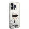 Karl Lagerfeld tok ezüst KLHCP15LLNKHCH Apple Iphone 15 Pro készülékhez